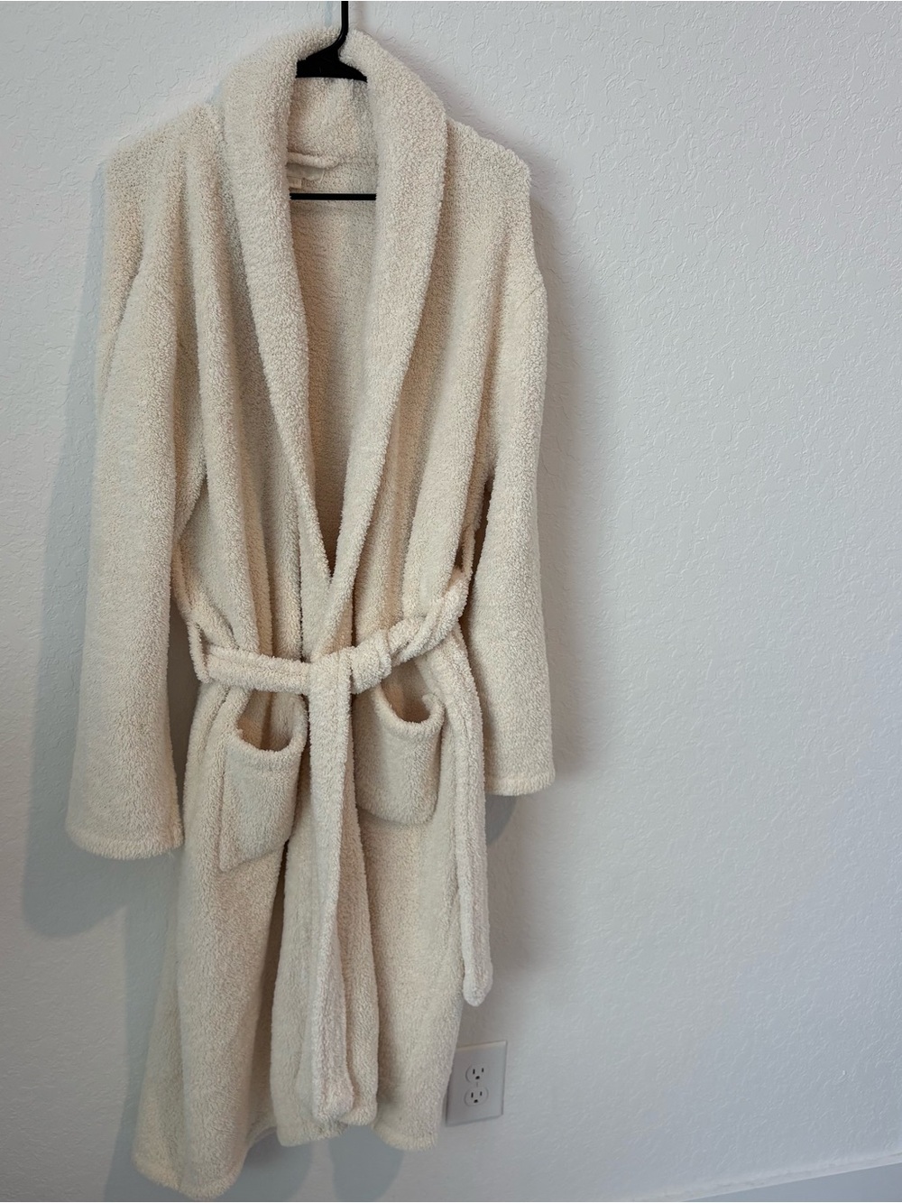 Barefoot Dreams CozyChic Luxury Adult Robe, Cream/Oatmeal, Size 2 (M/L)